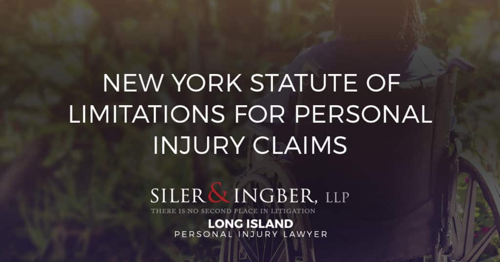 New York Statute of Limitations for Personal Injury Claims